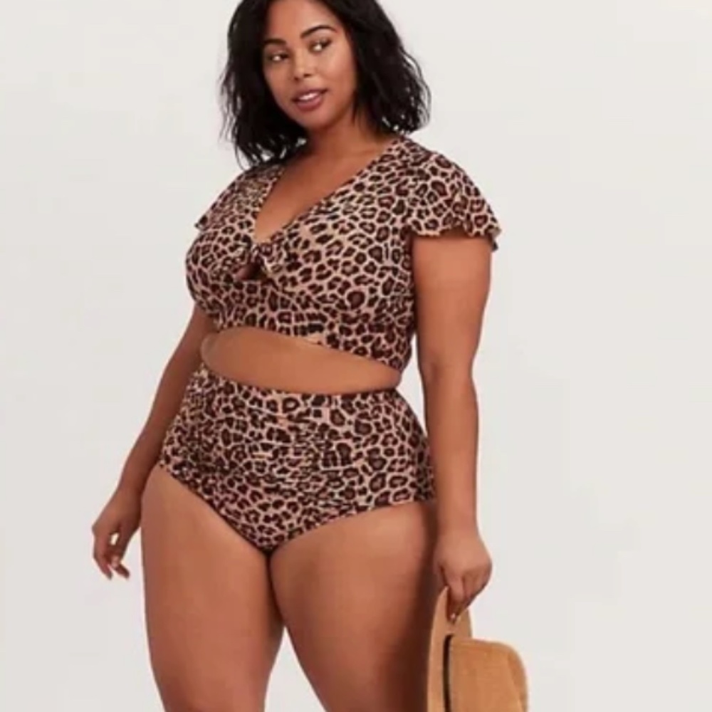 Torrid Leopard  Swimwear Size 1X